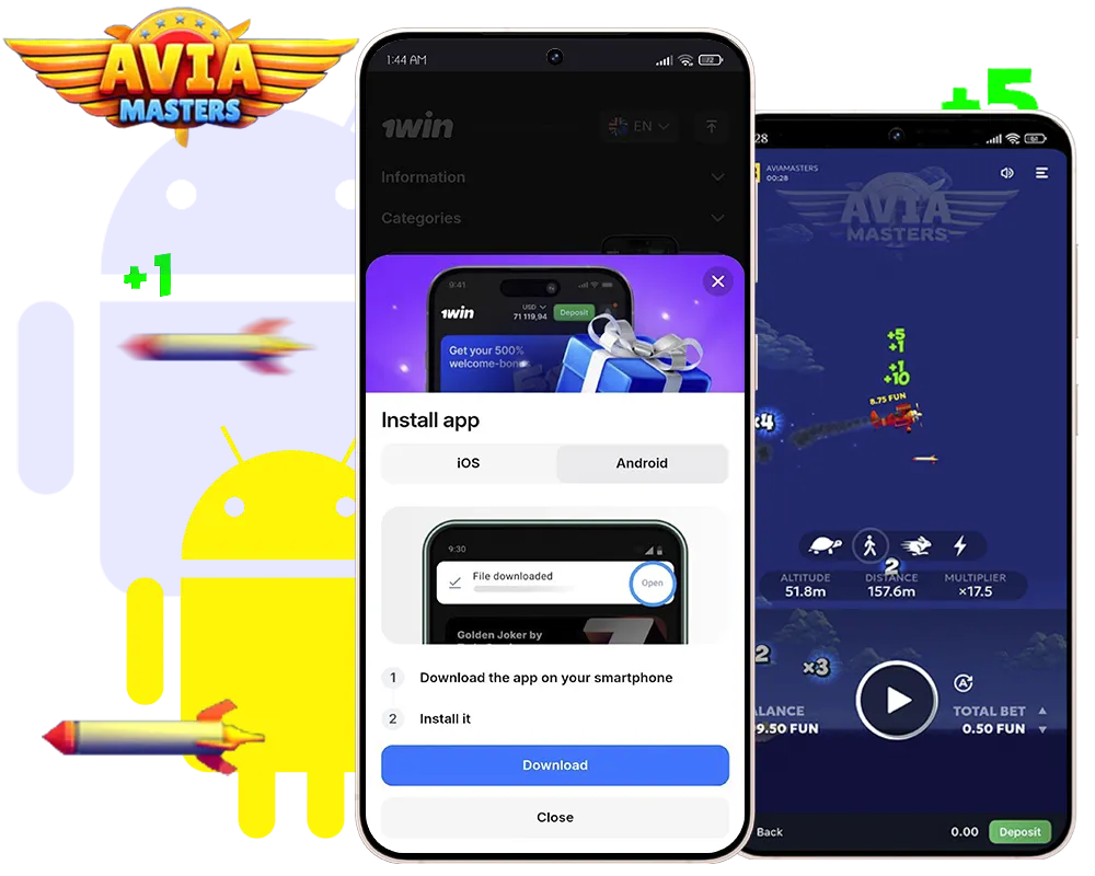 Steps to Download the Avia Masters App