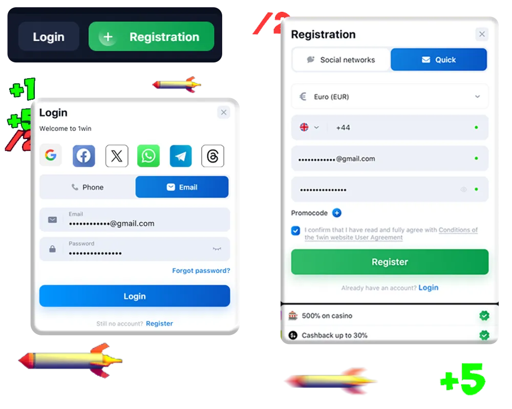 Steps to Sign Up and Log In at Online Casino